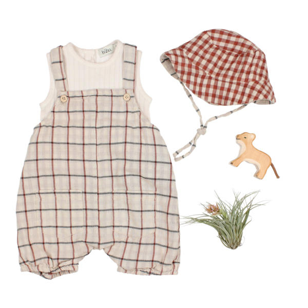 Woven Dungaree Baby von Buho