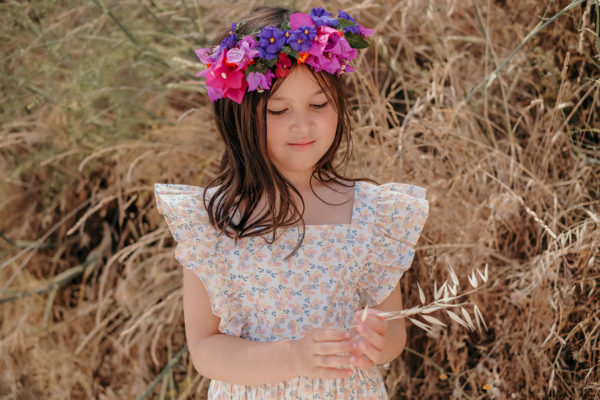 Kleid Kids Ambika Cream Petals von Louise Misha