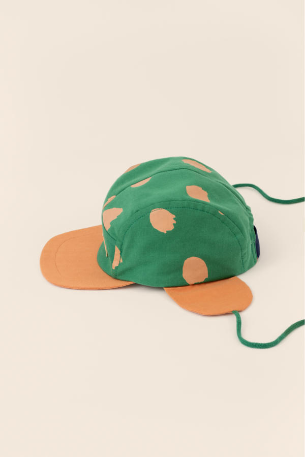 Sonnenhut Baby Wolly Confetti Green von New Kids In the House