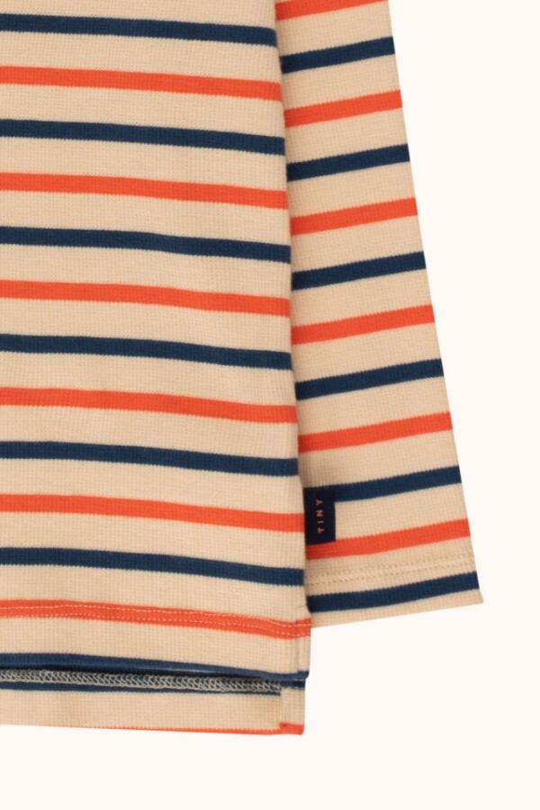Shirt Kids Stripes Cappucino von Tinycottons
