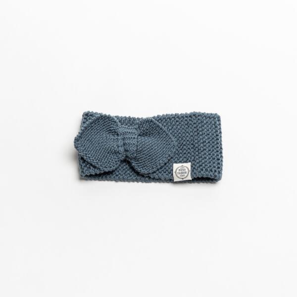 Stirnband Merino Blau von Mini Fabrik