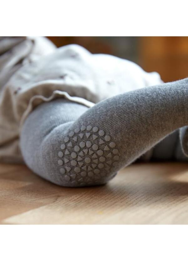 Anti Rutsch Socken Alpaka Grey Melange von Go Baby Go