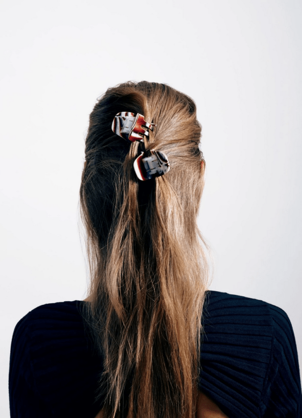 Haarklammer Mini Fuchsia Checker von Machete