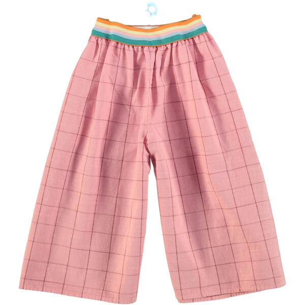 Culottes Kids Vintage Pink & Garnet Checkered von Piupiuchick