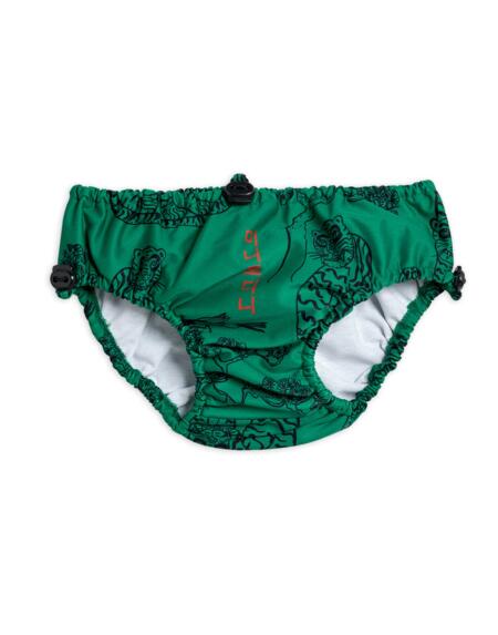 Swimpants Baby Tigers Green von Mini Rodini