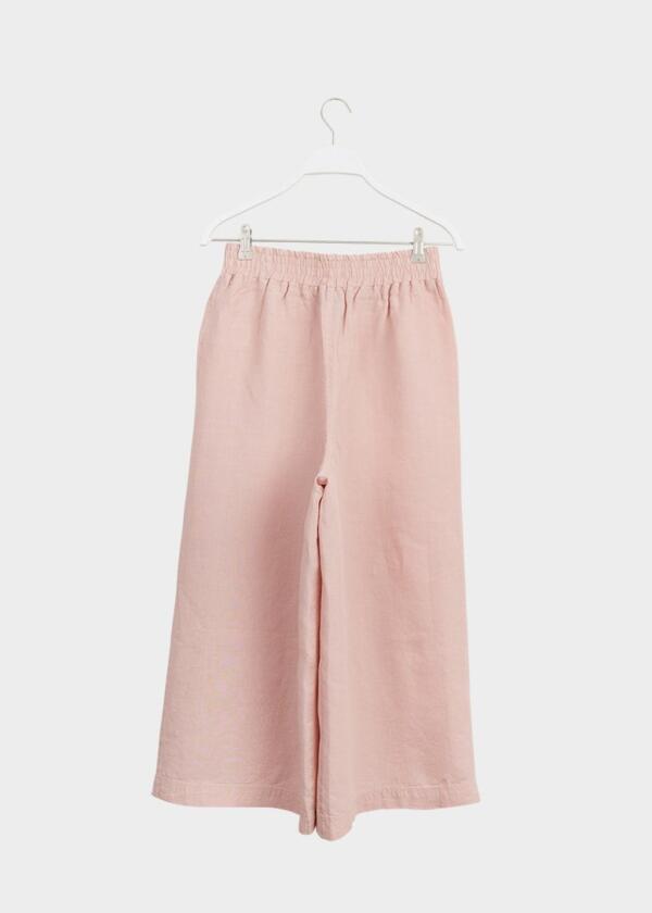 Linen Culottes Adultes Muted Red von Papu