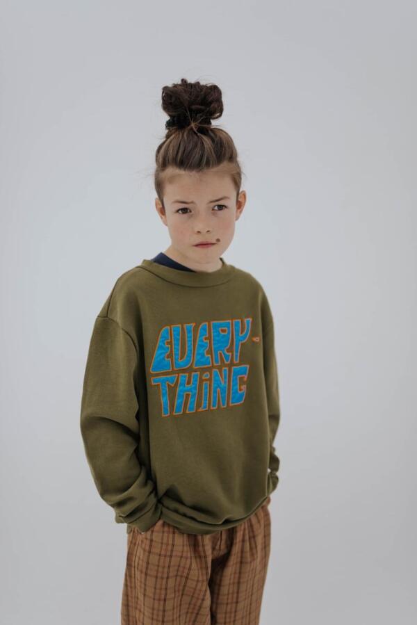 Sweater Kids Dark Olive von Repose AMS