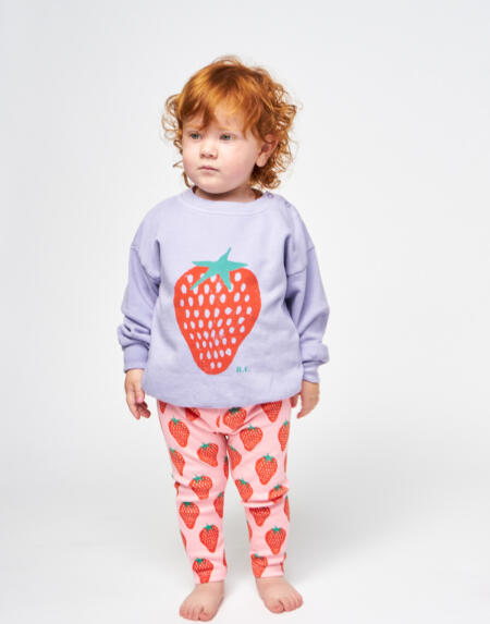 Pulli Baby Strawberry Lila von Bobo Choses