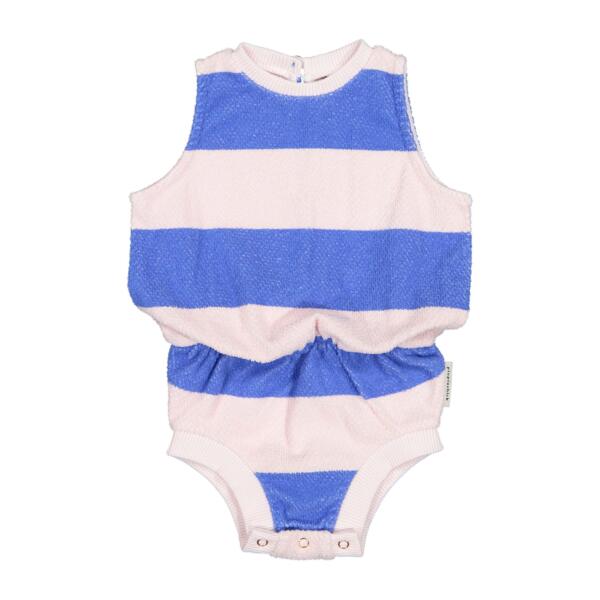 Playsuit Baby Blue and light pink Stripes von Piupiuchick