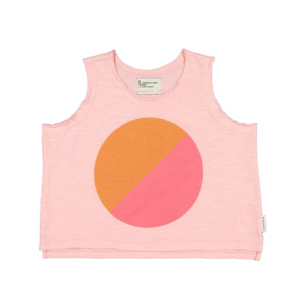 Ärmelloses T-Shirt Kids pink Multicolor circle von Piupiuchick