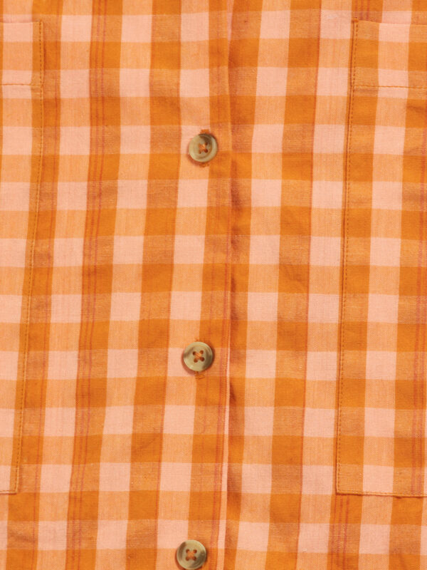 Oversize Shirt Adult Vichy Peach von Bobo Choses
