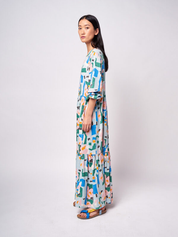 Kleid Floral Print Long Flared von Bobo Choses