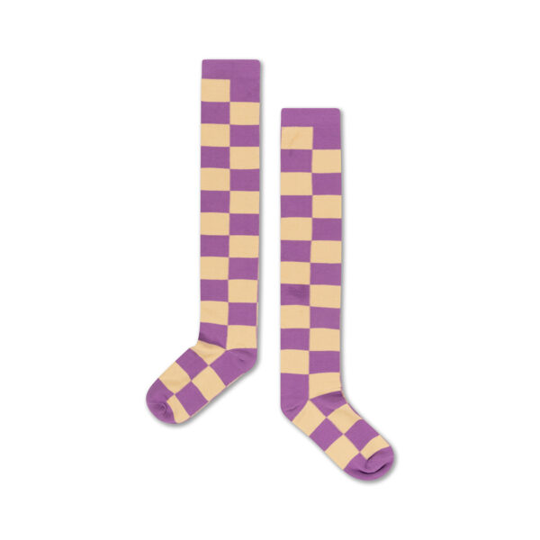 Socken Soft Yellow Lilac Check von Repose AMS