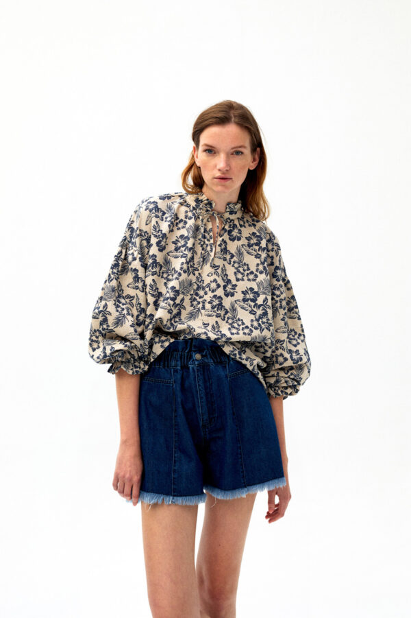 Bluse Woman Olivia Hibiscus von The New Society