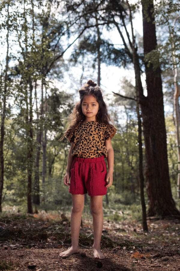 Shorts Kids Mary Persian Red von Daily Brat