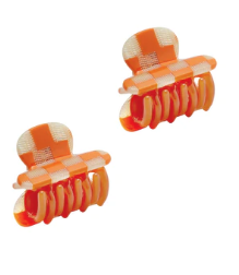 Haarklammer Mini Heirloom Orange Checker von Machete