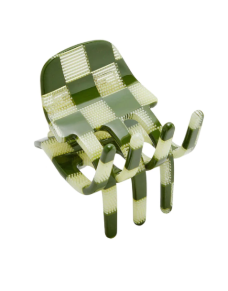 Haarklammer Mini Green Checker von Machete