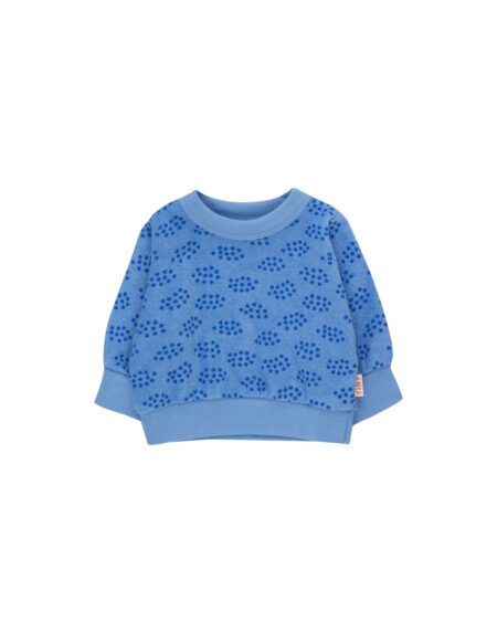 Sweatshirt Baby Forget me not lilac blue/ultramarine von Tinycottons