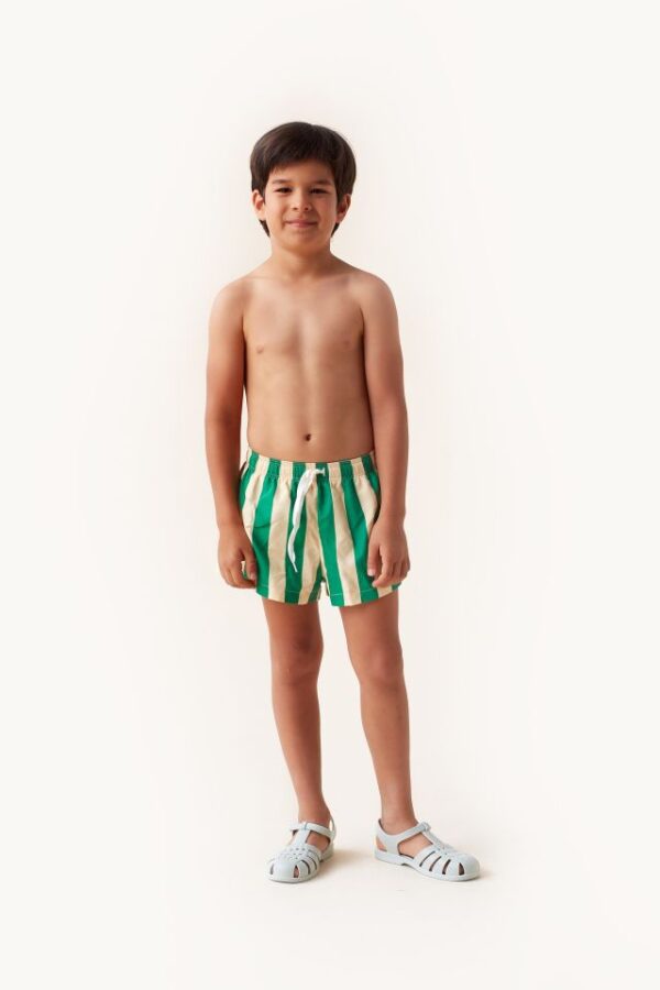 Badehose Kids Canary/Grass Green von Tinycottons