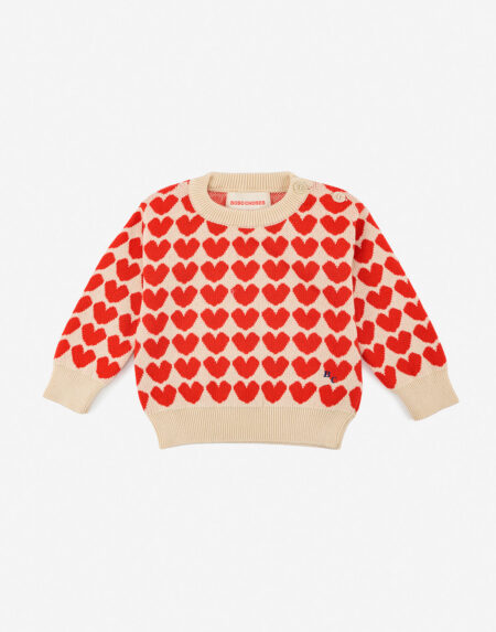 Pullover Baby Hearts von Bobo Choses