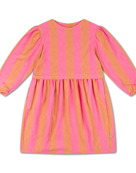 Kleid Kids At Ease Pink Coral Stripes von Repose AMS