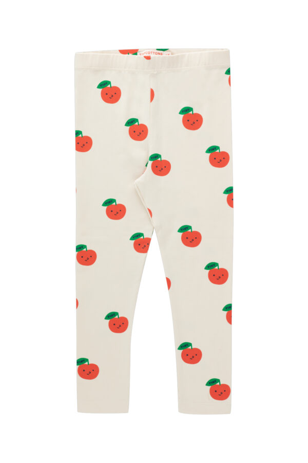 Pyjama Kids Apples Sandstone Deep Red von Tinycottons