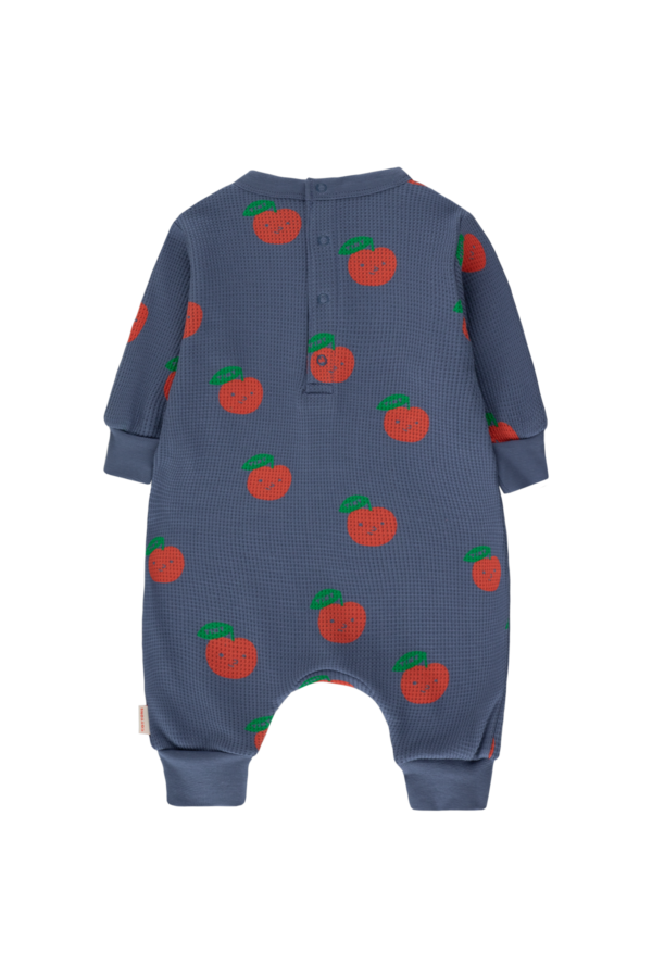 One-Piece Baby Apples Light Navy/Deep Red von Tinycottons