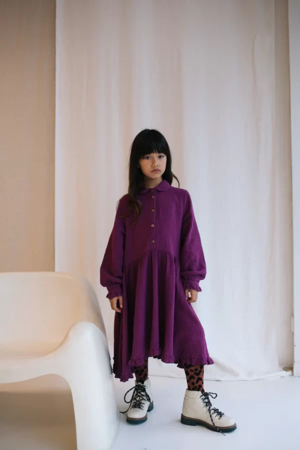 Kleid Kids Blaire Magenta Purple von Daily Brat