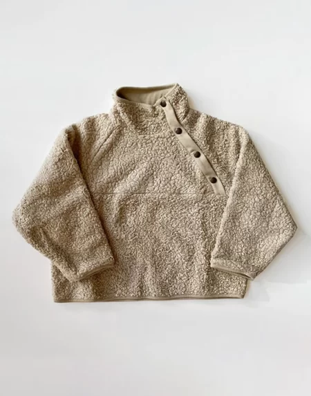 The Sherpa Sweater Wheat von The Simple Folk