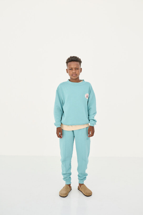 Pullover Comfy Greyish Turquoise von Repose AMS