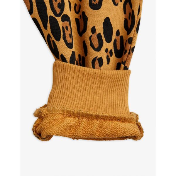 Sweatpants Basic Leopard Beige von Mini Rodini