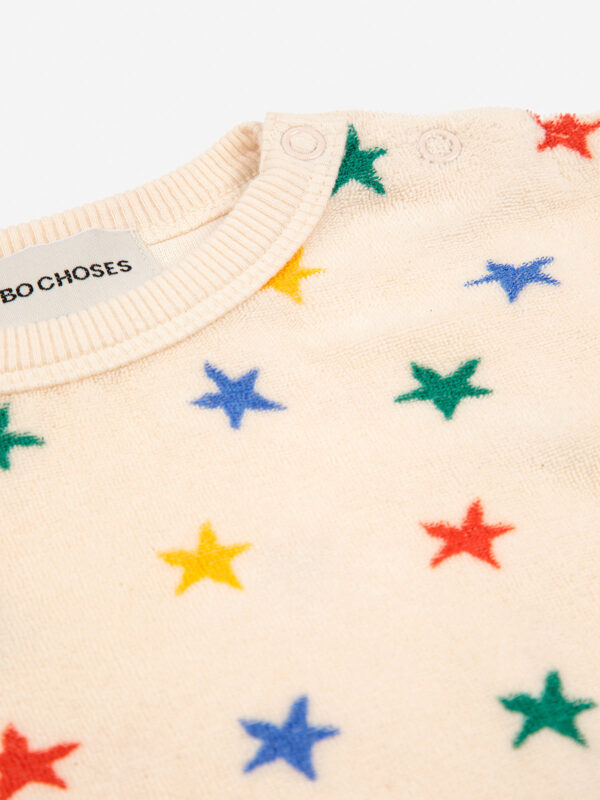 Pulli Baby Terry Stars All Over von Bobo Choses