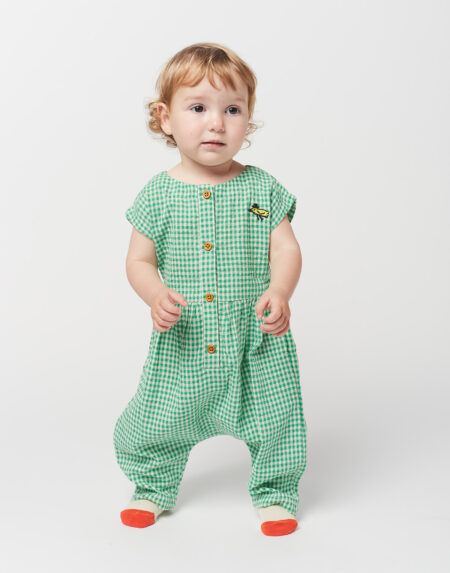 Overall Baby Vichy Grün von Bobo Choses