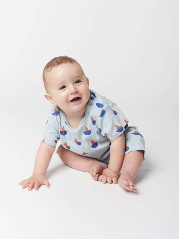 Playsuit Baby Sail Boat All Over von Bobo Choses