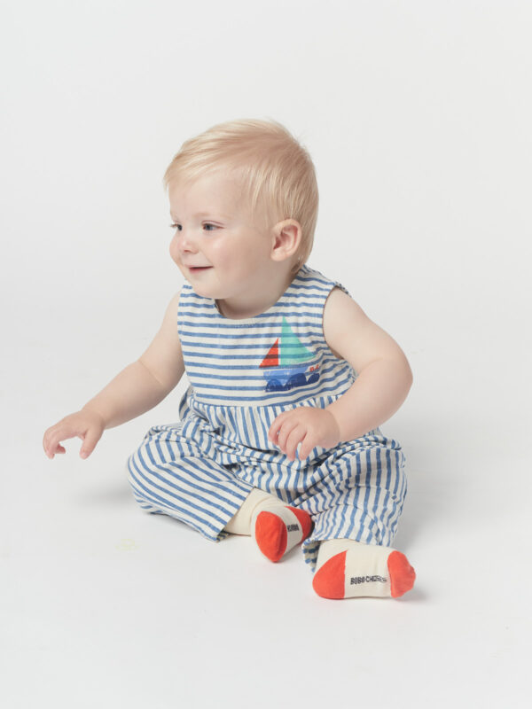 Overall Baby Blue Stripes von Bobo Choses