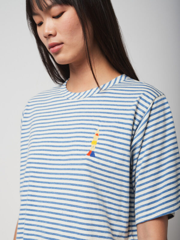 T-Shirt Adultes Stripes Oversize von Bobo Choses