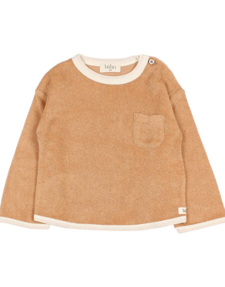 Sweatshirt Baby Terry Cloth Caramel von Buho