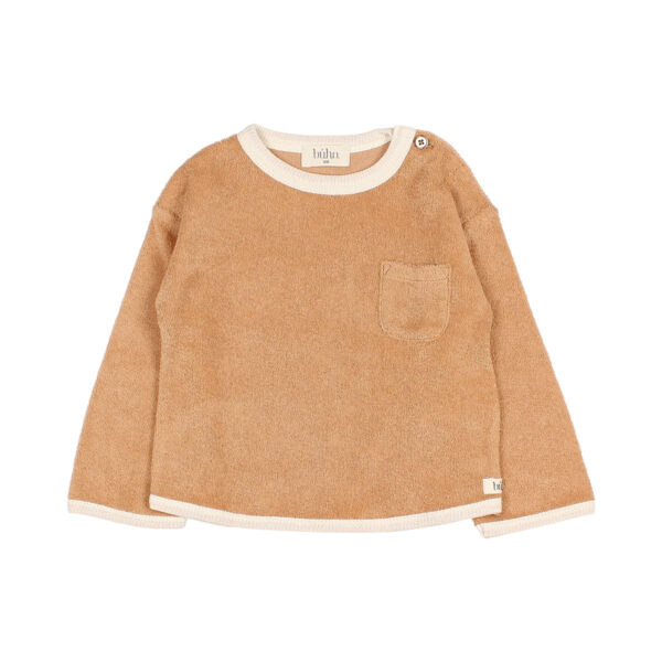 Sweatshirt Baby Terry Cloth Caramel von Buho