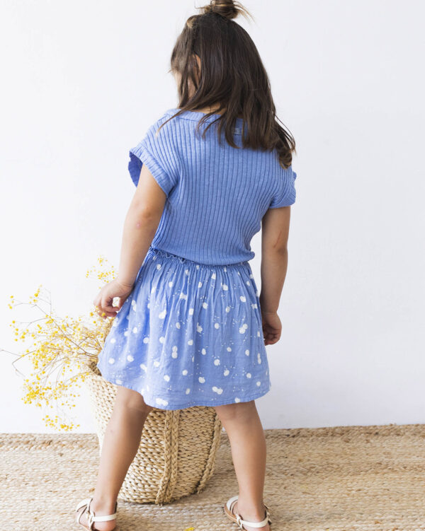 Kleid Kids Apple Combi Bluette von Buho