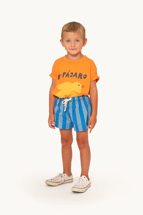T-Shirt Kids El Pajaro Orange von Tinycottons