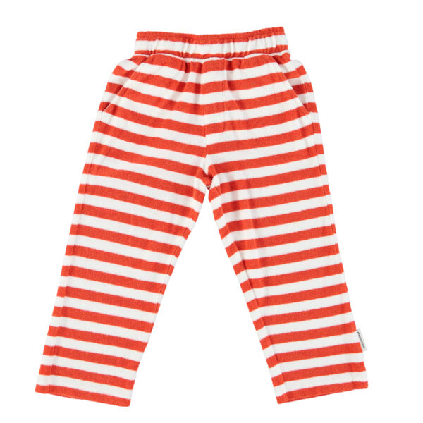 Hose Kids Red & Ecru Stripes von Piupiuchick