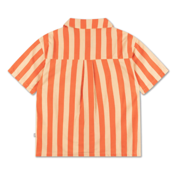 Shirt Boxy Tangerine Block Stripe von Repose AMS