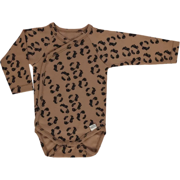 Wickelbody Baby Lierre Leopard von Poudre Organic