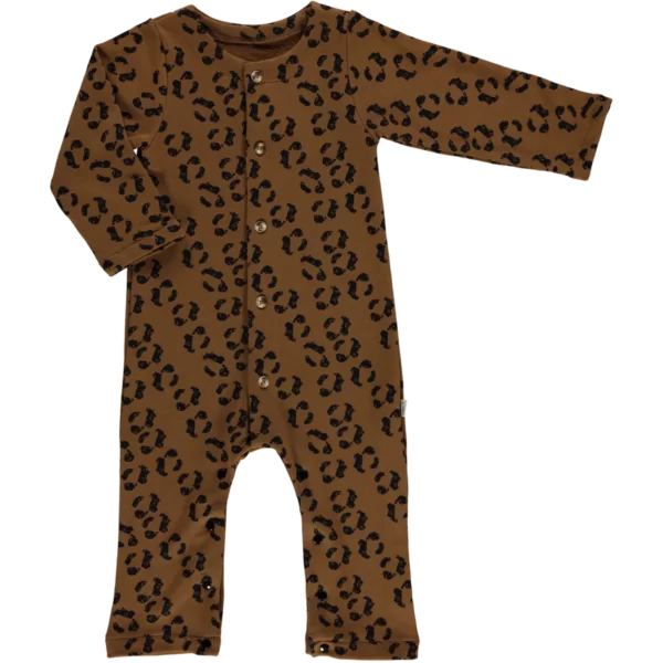 Jumpsuit Baby Meleze Leopard von Poudre Organic
