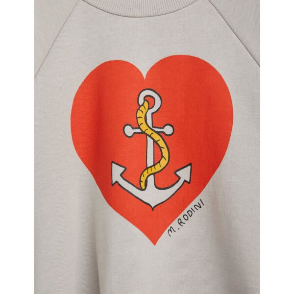 Sweatshirt Kids Sailors Heart Grey von Mini Rodini