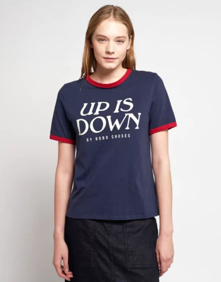 T-Shirt Adults Up Is Down von Bobo Choses
