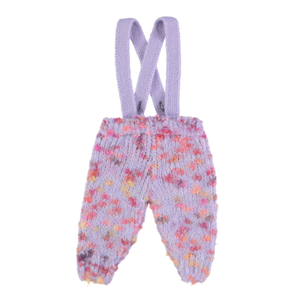 Hose Baby Knitted Straps Multicolor Lilac von Piupiuchick