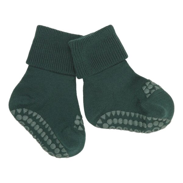 Anti Rutsch Socken Wool Forest Green von Go Baby Go