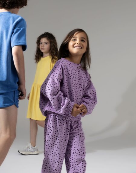 Pullover Kids Violet Dot von MINGO