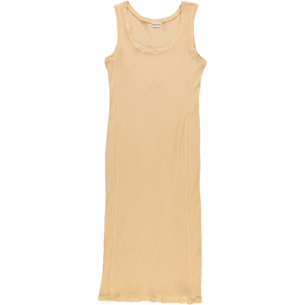 Kleid Féve Rib Cot Sahara Sun von Poudre Organic